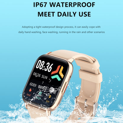 Montre de sport intelligente DM05 1,83 pouces BT5.2, prise en charge du sommeil/fréquence cardiaque/oxygène sanguin/température/sucre cardiaque/moniteur de santé de la pression artérielle