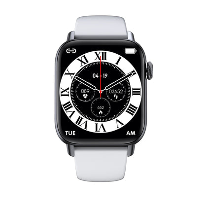 QS08 PRO 1,83 pouces BT5.2 montre de sport intelligente, prise en charge du sommeil/fréquence cardiaque/oxygène sanguin/température/tension artérielle moniteur de santé
