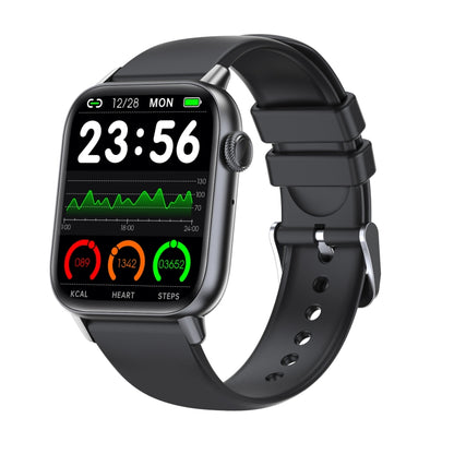 QS08 PRO 1,83 pouces BT5.2 montre de sport intelligente, prise en charge du sommeil/fréquence cardiaque/oxygène sanguin/température/tension artérielle moniteur de santé