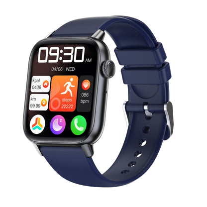 QS08 PRO 1,83 pouces BT5.2 montre de sport intelligente, prise en charge du sommeil/fréquence cardiaque/oxygène sanguin/température/tension artérielle moniteur de santé