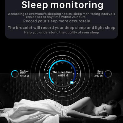 QS08 PRO 1,83 pouces BT5.2 montre de sport intelligente, prise en charge du sommeil/fréquence cardiaque/oxygène sanguin/température/tension artérielle moniteur de santé