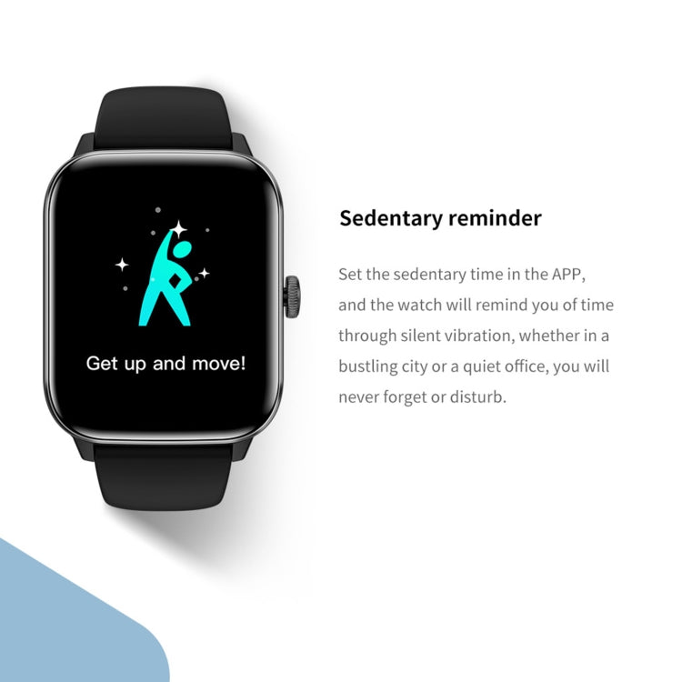 QS11 1,91 pouces BT5.2 montre de sport intelligente, prise en charge du sommeil/fréquence cardiaque/oxygène sanguin/température/moniteur de santé de la pression artérielle