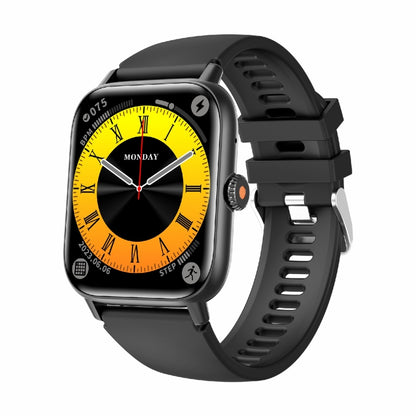 QS13 1,83 pouces BT5.2 montre de sport intelligente, prise en charge des appels Bluetooth/sommeil/glycémie/oxygène dans le sang/fréquence cardiaque/moniteur de santé de la pression artérielle