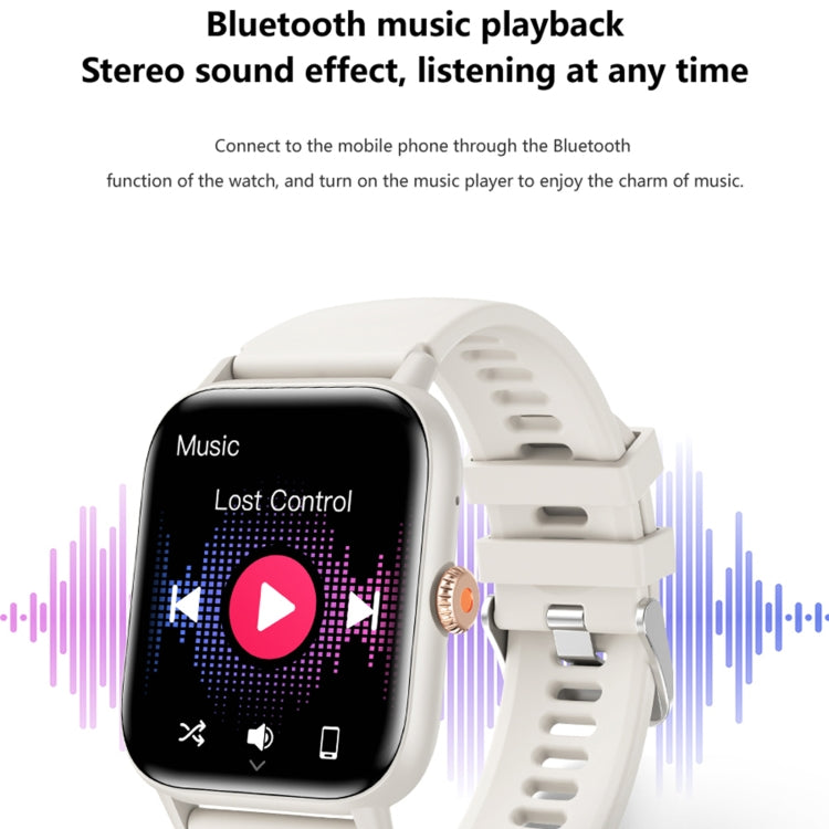 QS13 1,83 pouces BT5.2 montre de sport intelligente, prise en charge des appels Bluetooth/sommeil/glycémie/oxygène dans le sang/fréquence cardiaque/moniteur de santé de la pression artérielle