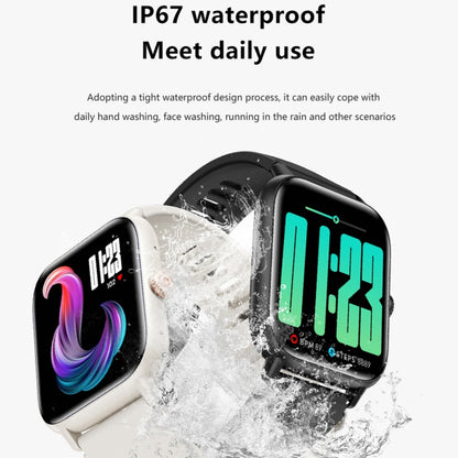QS13 1,83 pouces BT5.2 montre de sport intelligente, prise en charge des appels Bluetooth/sommeil/glycémie/oxygène dans le sang/fréquence cardiaque/moniteur de santé de la pression artérielle