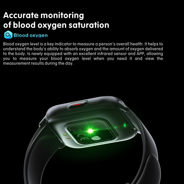 Montre de sport intelligente QS16 Pro 1,83 pouces BT5.0, prise en charge des appels Bluetooth/sommeil/oxygène sanguin/température/fréquence cardiaque/moniteur de santé de la pression artérielle