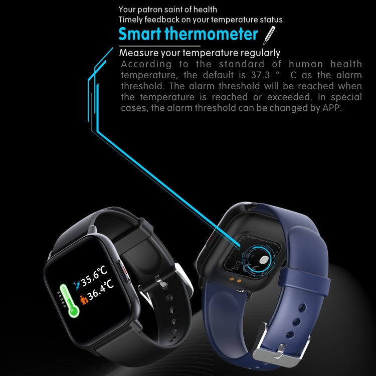 Montre de sport intelligente QS16 Pro 1,83 pouces BT5.0, prise en charge des appels Bluetooth/sommeil/oxygène sanguin/température/fréquence cardiaque/moniteur de santé de la pression artérielle
