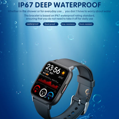 Montre de sport intelligente QS16 Pro 1,83 pouces BT5.0, prise en charge des appels Bluetooth/sommeil/oxygène sanguin/température/fréquence cardiaque/moniteur de santé de la pression artérielle