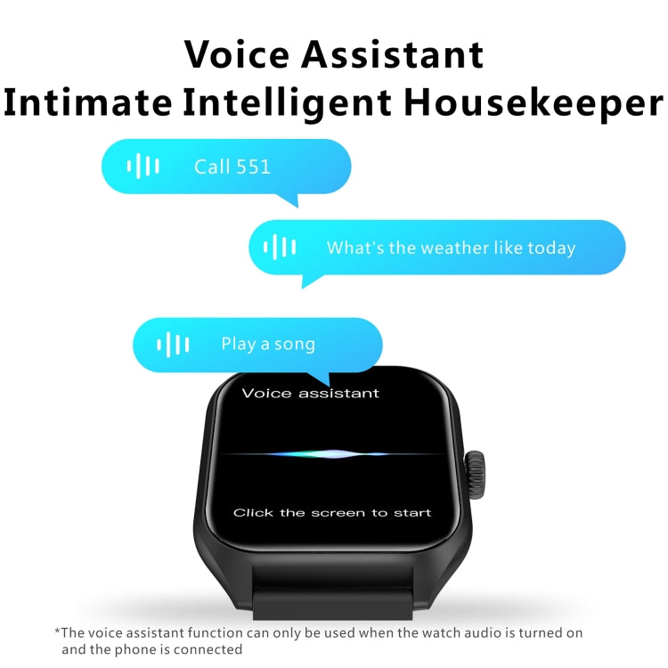 Qx5 1,96 pouces BT5.2 montre de sport intelligente, prise en charge des appels Bluetooth/sommeil/oxygène sanguin/température/fréquence cardiaque/moniteur de santé de la pression artérielle