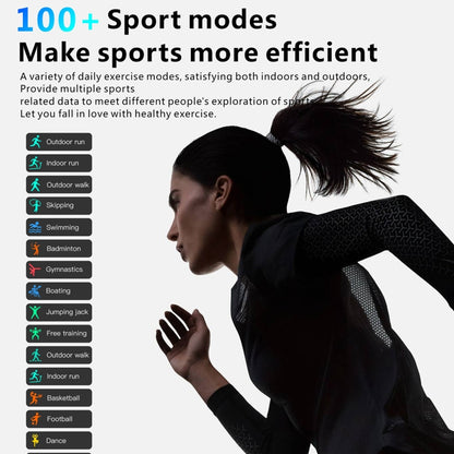 Montre de sport intelligente QX7 Pro 2,0 pouces BT5.2, prise en charge des appels Bluetooth/sommeil/glycémie/oxygène dans le sang/température/fréquence cardiaque/moniteur de santé de la pression artérielle