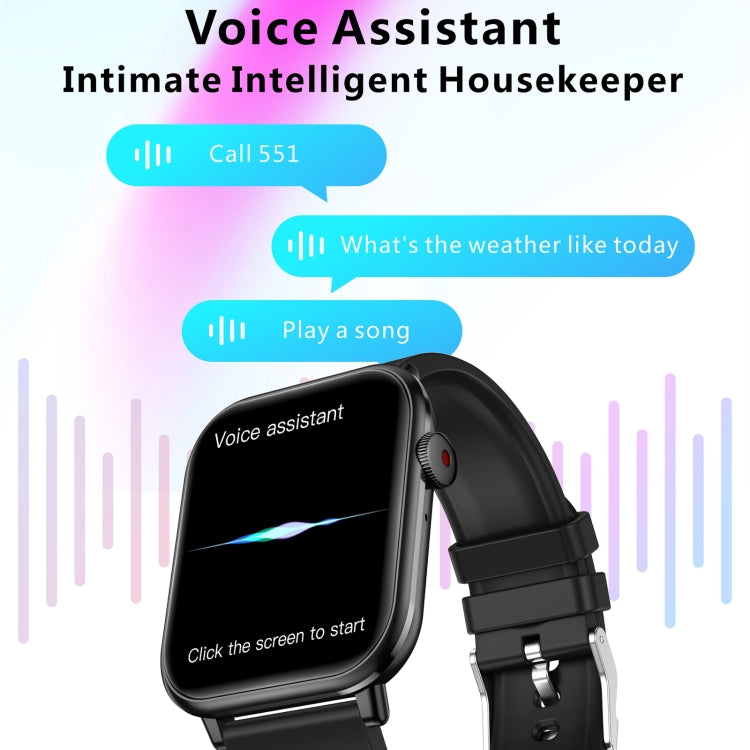QX9 1,96 pouces BT5.2 montre de sport intelligente, prise en charge des appels Bluetooth/sommeil/oxygène sanguin/fréquence cardiaque/moniteur de santé de la pression artérielle