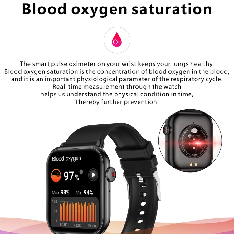 QX9 1,96 pouces BT5.2 montre de sport intelligente, prise en charge des appels Bluetooth/sommeil/oxygène sanguin/fréquence cardiaque/moniteur de santé de la pression artérielle