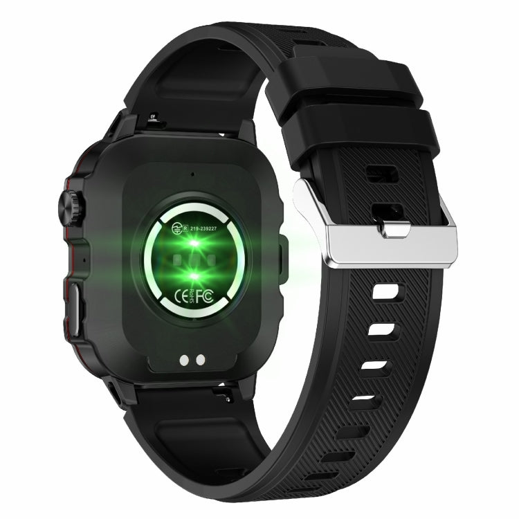 QX11 1,96 pouces BT5.2 montre de sport intelligente, prise en charge des appels Bluetooth/sommeil/oxygène sanguin/fréquence cardiaque/moniteur de santé de la pression artérielle