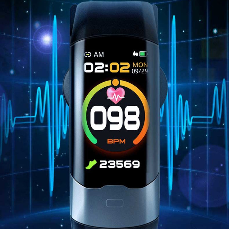 SPOVAN H02 Pro 1.14 pouces TFT HD écran Bracelet intelligent prend en charge la surveillance de la fréquence cardiaque/surveillance de la glycémie