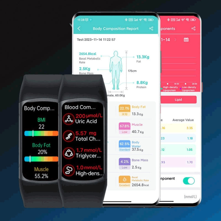 Le bracelet intelligent SPOVAN H8 avec écran TFT HD de 1,47 pouces prend en charge les appels Bluetooth/la surveillance de l'oxygène dans le sang