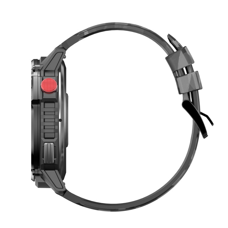 Montre intelligente Bluetooth à écran rond C22 de 1,6 pouces, prise en charge de la surveillance de la santé et 24 modes sportifs