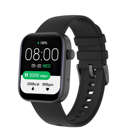 Montre intelligente Bluetooth P43 avec écran TFT de 1,8 pouces, prise en charge de la surveillance de la fréquence cardiaque et de plus de 100 modes sportifs