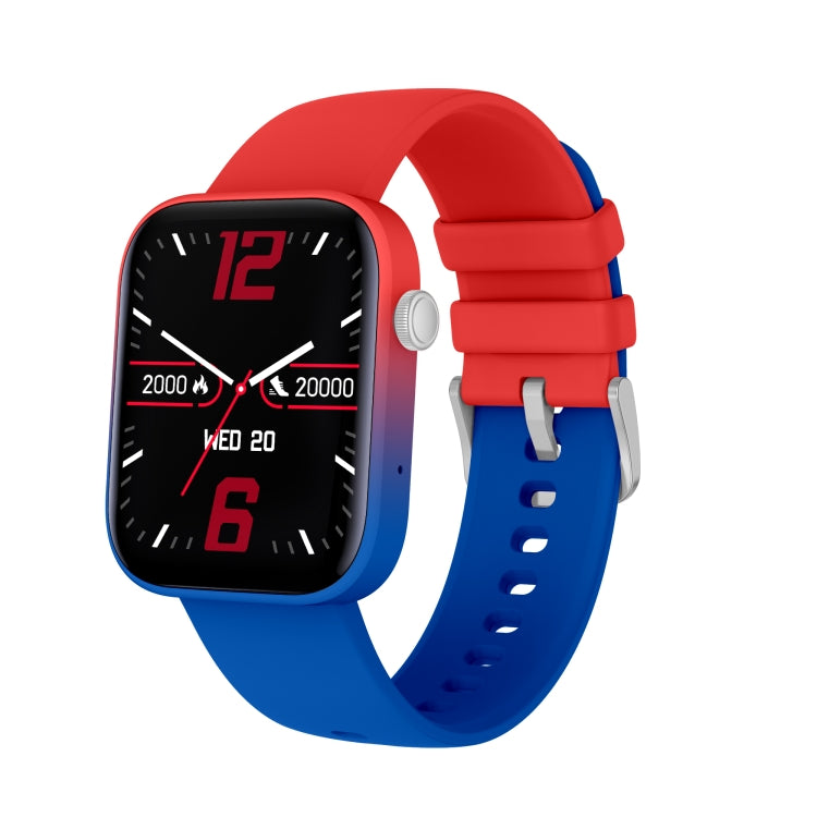 Montre intelligente Bluetooth P43 avec écran TFT de 1,8 pouces, prise en charge de la surveillance de la fréquence cardiaque et de plus de 100 modes sportifs