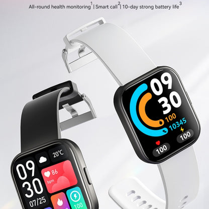 Montre intelligente de remise en forme GTS4 1,69 pouces, appel BT/fréquence cardiaque/tension artérielle/MET/température corporelle