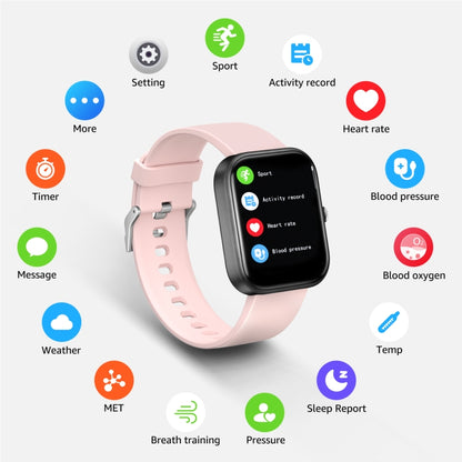 GTS5 2.0 pouces Fitness santé montre intelligente, appel BT/fréquence cardiaque/tension artérielle/MET/glycémie