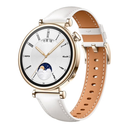 Bracelet de montre en cuir véritable de 18 mm, For Huawei Watch  GT 4