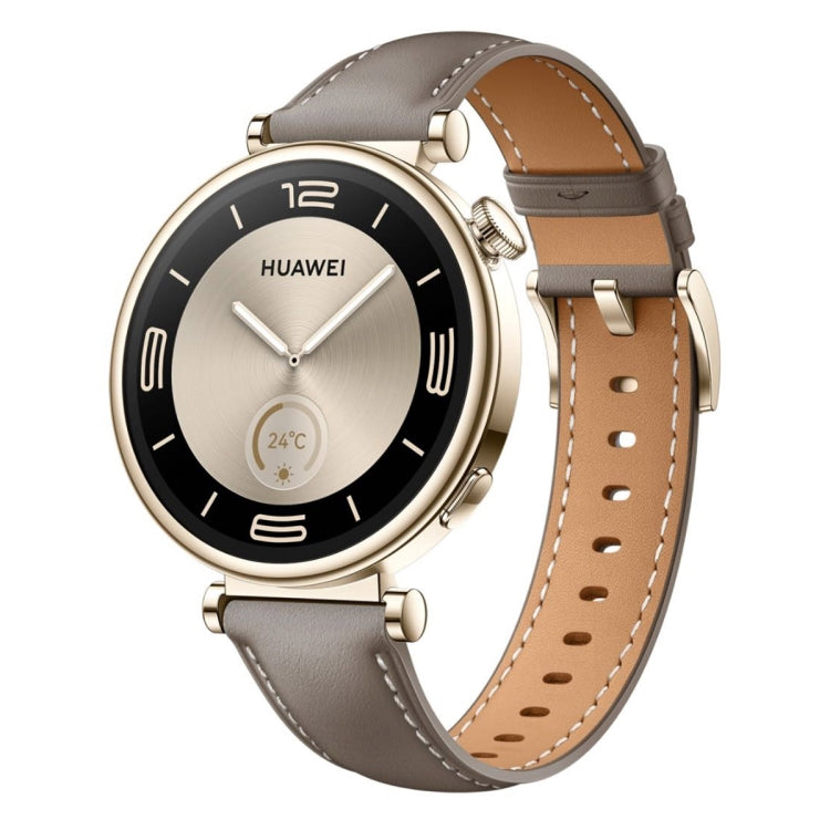 Bracelet de montre en cuir véritable de 18 mm, For Huawei Watch  GT 4