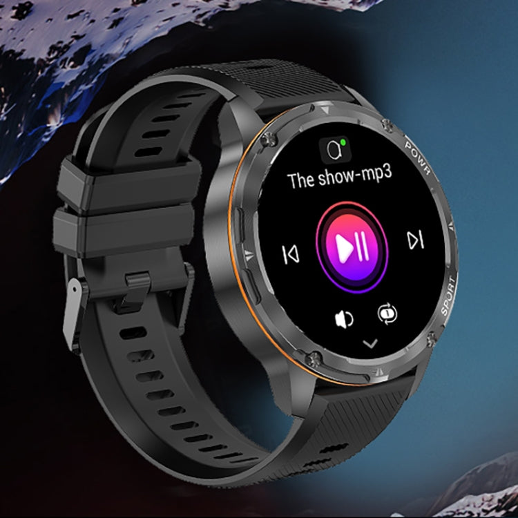 LEMFO AK59 Montre intelligente à écran rond AMLOED de 1,43 pouces avec bracelet en acier