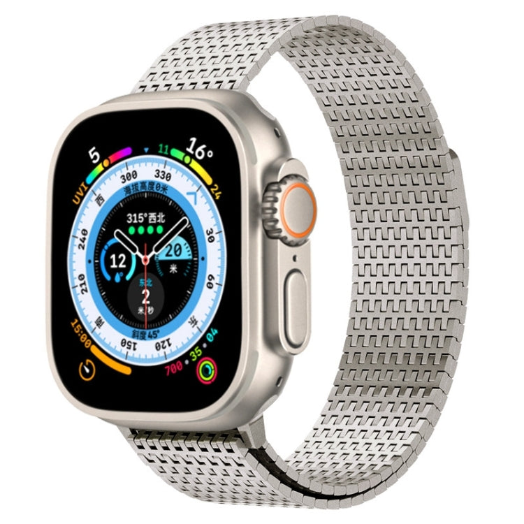 Bracelet de montre en acier inoxydable à fermoir magnétique à boucle milanaise, For Apple Watch SE 2023 44mm, For Apple Watch SE 2023 40mm, For Apple Watch Ultra 2 49mm, For Apple Watch Series 9 45mm, For Apple Watch Series 9 41mm                      ...