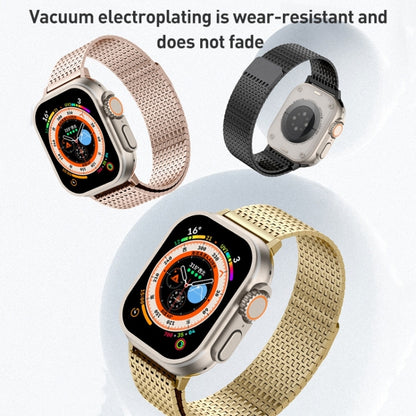 Bracelet de montre en acier inoxydable à fermoir magnétique à boucle milanaise, For Apple Watch SE 2023 44mm, For Apple Watch SE 2023 40mm, For Apple Watch Ultra 2 49mm, For Apple Watch Series 9 45mm, For Apple Watch Series 9 41mm                      ...