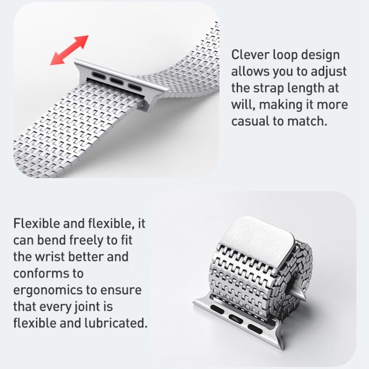 Bracelet de montre en acier inoxydable à fermoir magnétique à boucle milanaise, For Apple Watch SE 2023 44mm, For Apple Watch SE 2023 40mm, For Apple Watch Ultra 2 49mm, For Apple Watch Series 9 45mm, For Apple Watch Series 9 41mm                      ...