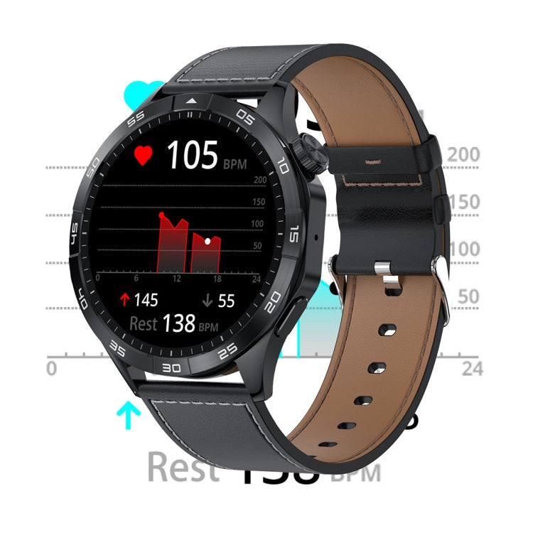 La montre intelligente à écran rond AMOLED LEMFO HK4 de 1,43 pouces prend en charge les appels Bluetooth