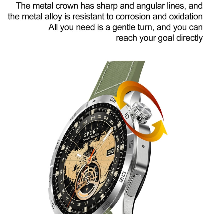 La montre intelligente à écran rond AMOLED LEMFO HK4 de 1,43 pouces prend en charge les appels Bluetooth