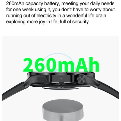 La montre intelligente à écran rond AMOLED LEMFO HK4 de 1,43 pouces prend en charge les appels Bluetooth