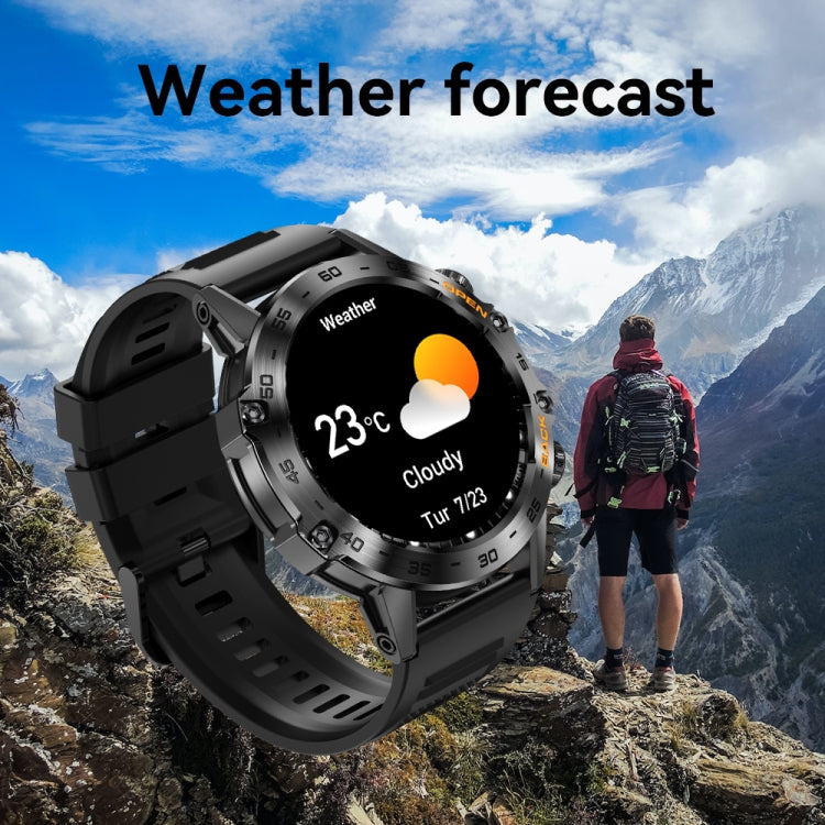 La montre intelligente à écran carré IPS LEMFO K52 de 1,39 pouces prend en charge les appels Bluetooth