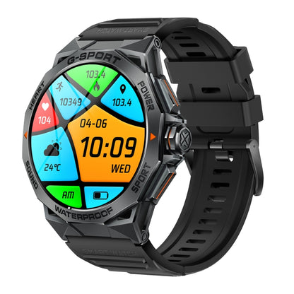 La montre intelligente à écran rond AMOLED de 1,43 pouces LEMFO K62 prend en charge les appels Bluetooth