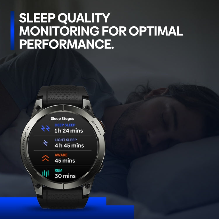 Zeblaze Stratos 3 Pro 1,43 pouces écran AMOLED montre intelligente de sport prise en charge des appels Bluetooth, Stratos 3 Pro