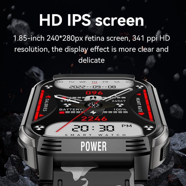 La montre intelligente LEMFO LT08 avec écran TFT de 1,85 pouces prend en charge les appels Bluetooth