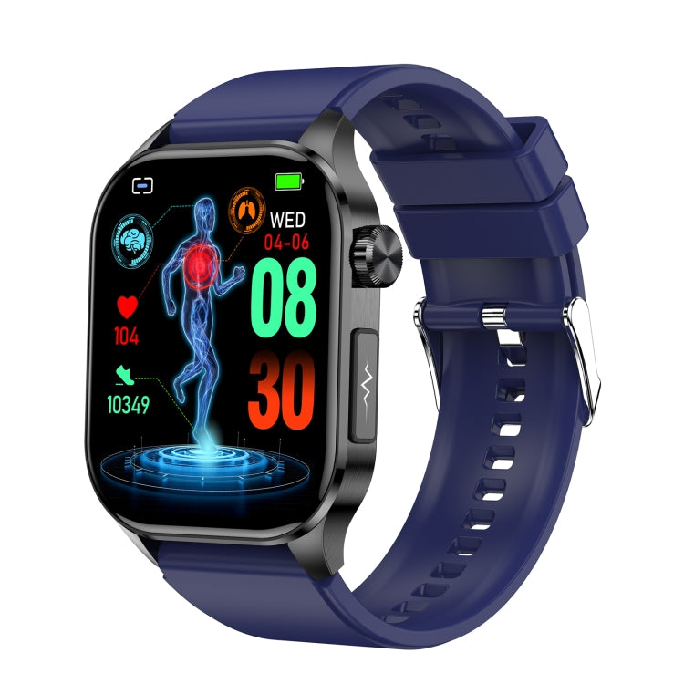 ET580 2,04 pouces AMOLED écran sport montre intelligente prise en charge appel Bluetooth/fonction ECG