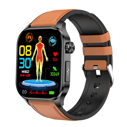 ET580 2,04 pouces AMOLED écran sport montre intelligente prise en charge appel Bluetooth/fonction ECG
