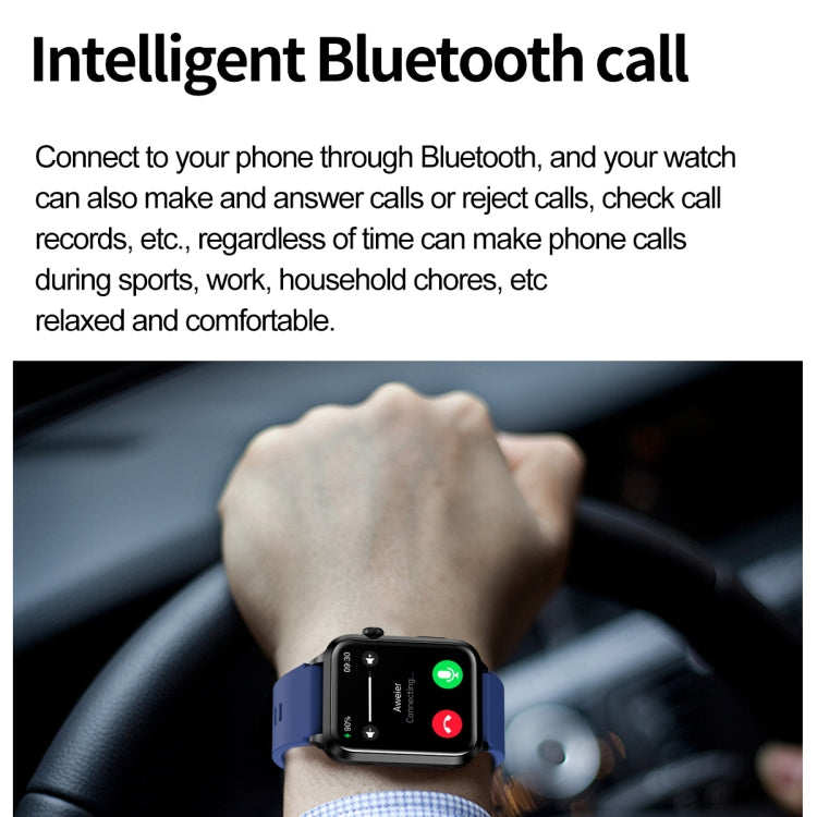 ET580 2,04 pouces AMOLED écran sport montre intelligente prise en charge appel Bluetooth/fonction ECG