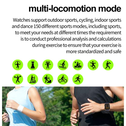 ET580 2,04 pouces AMOLED écran sport montre intelligente prise en charge appel Bluetooth/fonction ECG