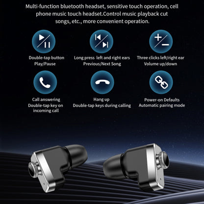 LEMFO T95 1,52 pouces IPS écran 2 en 1 Bluetooth écouteur montre intelligente prise en charge de la surveillance de la santé