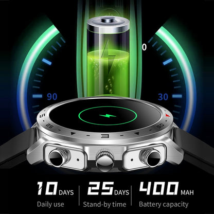 LEMFO T95 1,52 pouces IPS écran 2 en 1 Bluetooth écouteur montre intelligente prise en charge de la surveillance de la santé