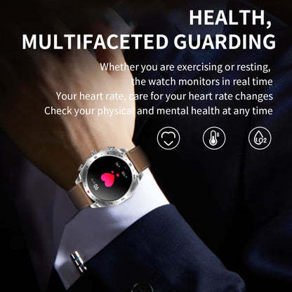 LEMFO T95 1,52 pouces IPS écran 2 en 1 Bluetooth écouteur montre intelligente prise en charge de la surveillance de la santé