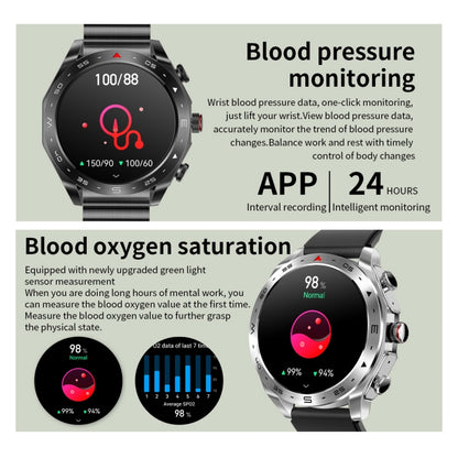 LEMFO T95 1,52 pouces IPS écran 2 en 1 Bluetooth écouteur montre intelligente prise en charge de la surveillance de la santé