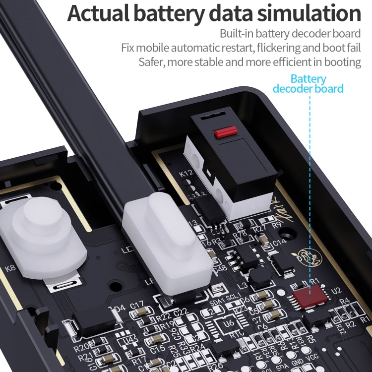 Câble de test de contrôle d'alimentation CC iPower Pro Max de 7e génération QianLi pour iPhone série 6-14