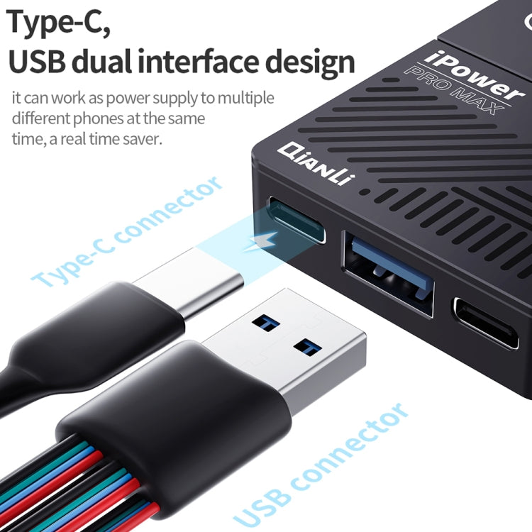 Câble de test de contrôle d'alimentation CC iPower Pro Max de 7e génération QianLi pour iPhone série 6-14