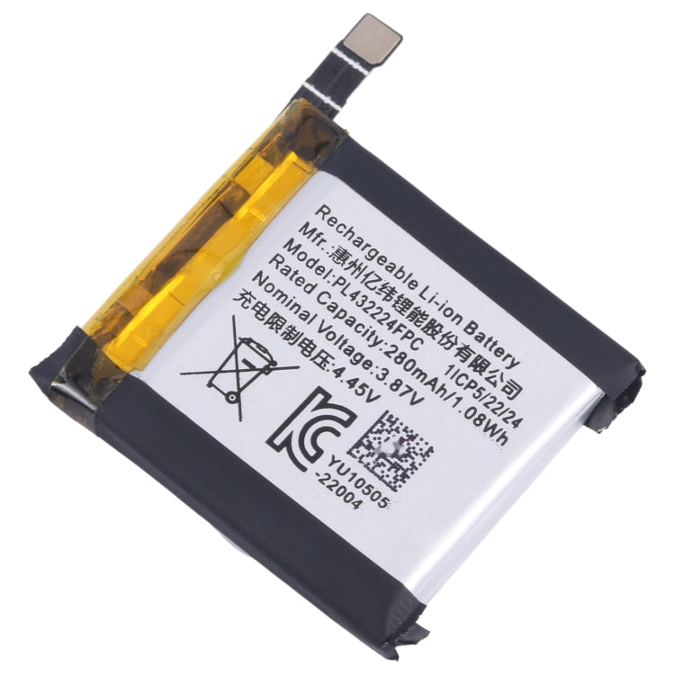 Remplacement de la batterie, For Amazfit EVE PL432224FPC 280mAh, For Amazfit EVE EVE PL432224 280mAh