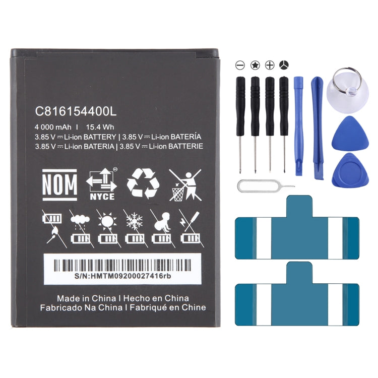 Remplacement de la batterie, For BLU C816154400L 4000mAh