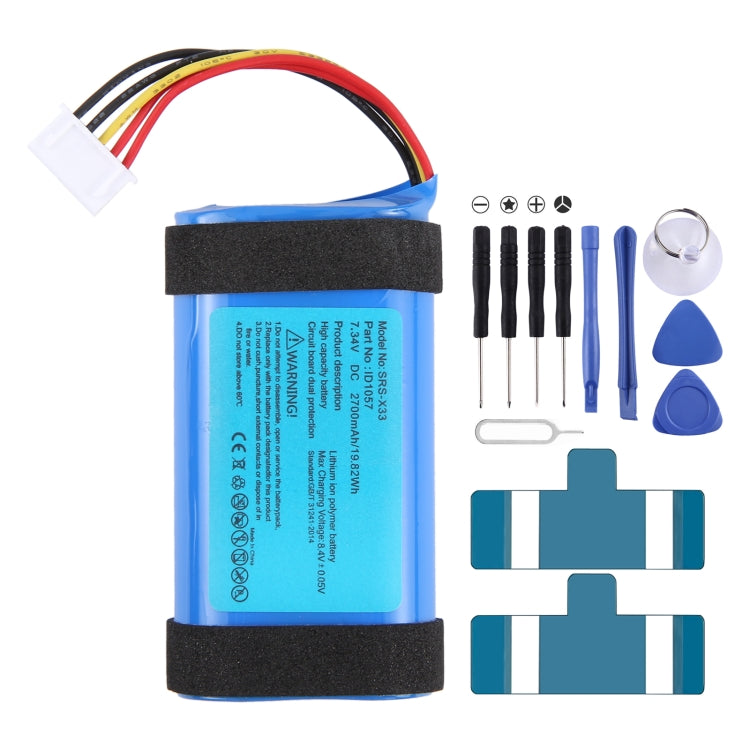 Remplacement de la batterie, For Sony SRS-X3 SRS-XB2 SRS-XB20 2600mAh, For Sony SRS-X30/XB3/XB30/XB43 ID659 ID659B 5200mAh, For Sony Sony SRS-X33 ST-03 2200mAh